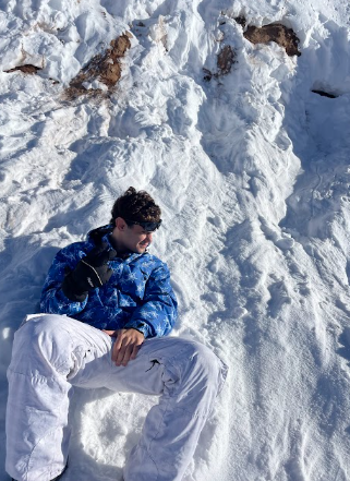 Dia de neve no exterior